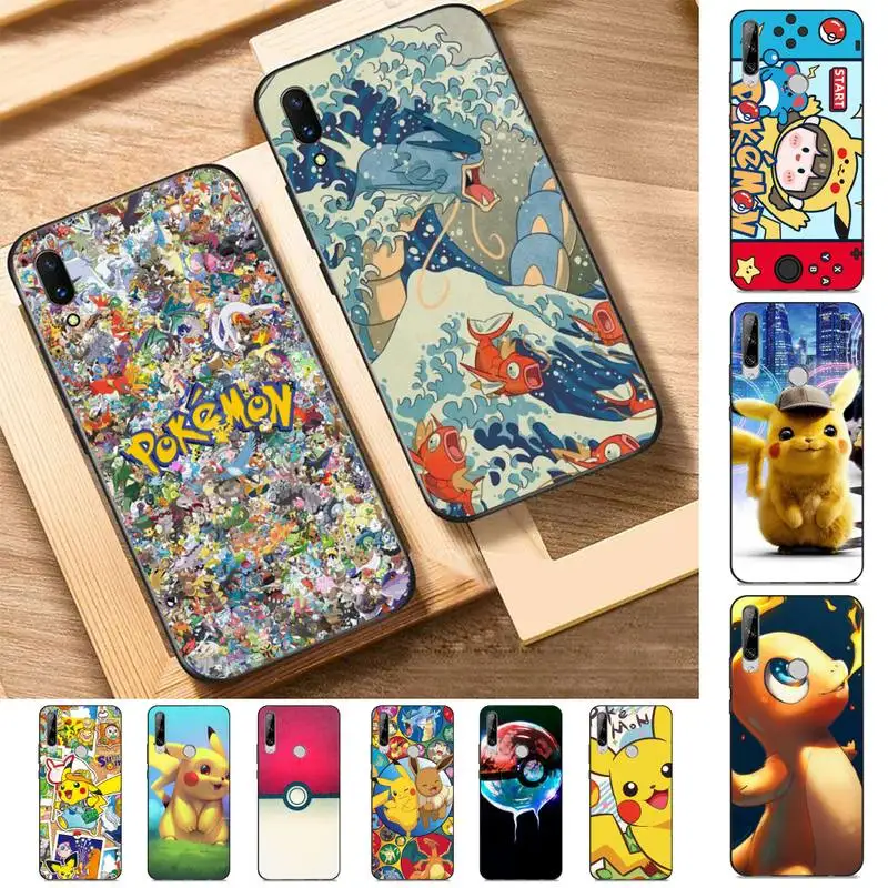 

BANDAI POKEMON Phone Case for Huawei Y 6 9 7 5 8s prime 2019 2018 enjoy 7 plus