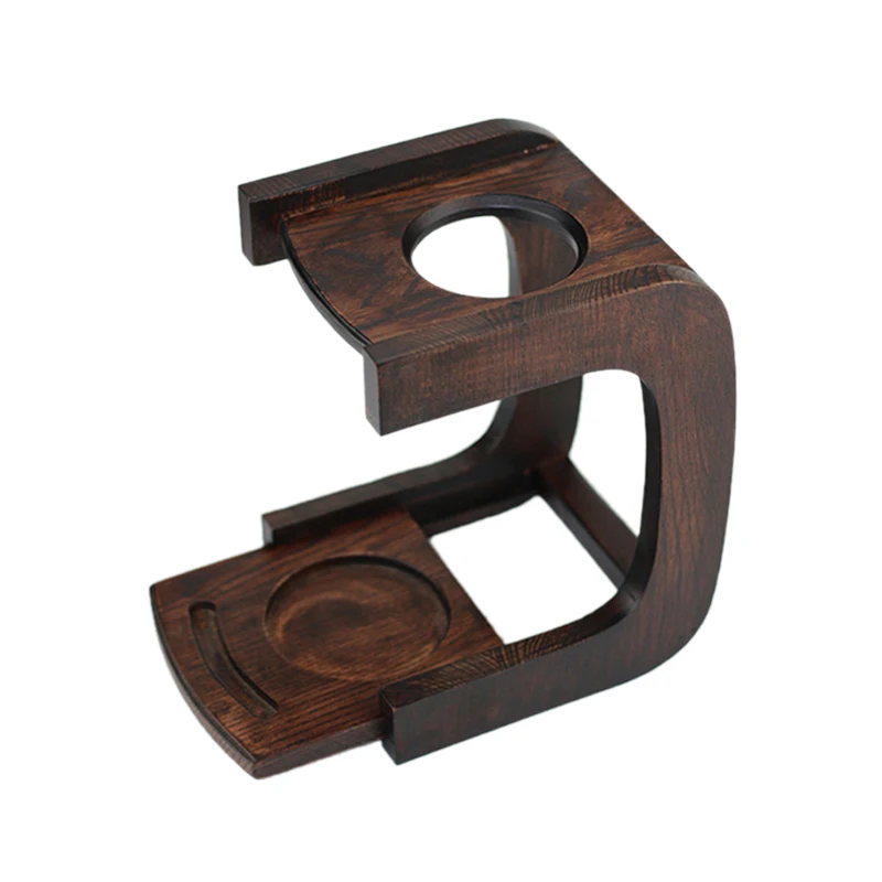 

Manual Pour over Drip Coffee Filter Cup Wood Bracket Coffee Stand Rack Hand-Washed Coffee Filter Cup Holder Rack