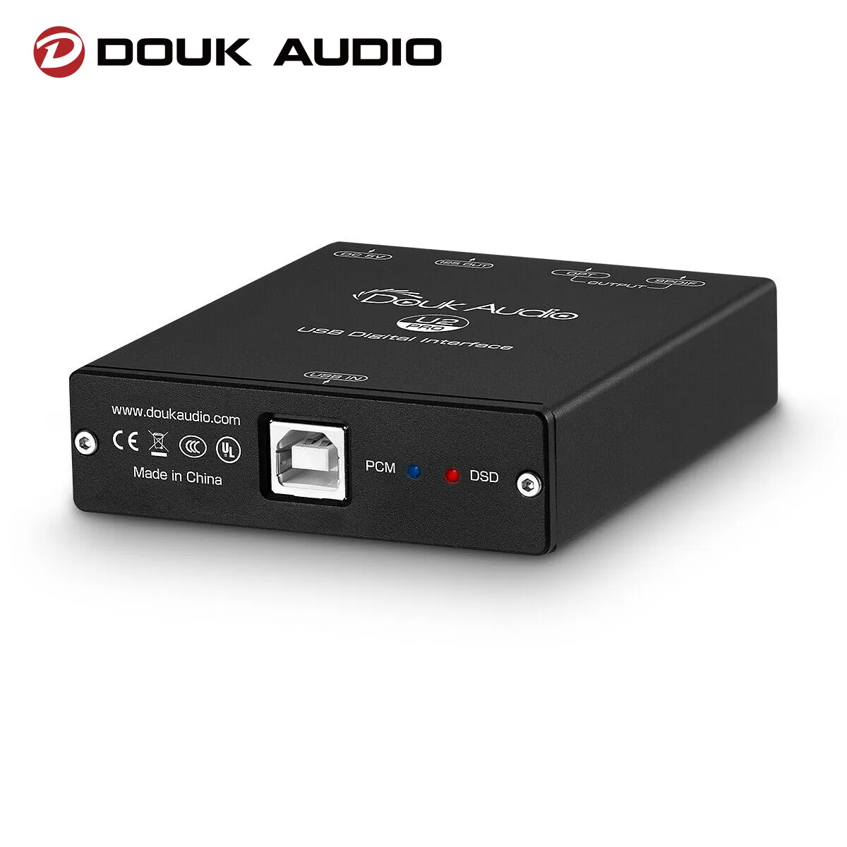 Переходник Douk Audio U2 Mini XMOS XU208 USB на коаксиальный/оптический/12S, цифровой интерфейс DSD256 PCM384K