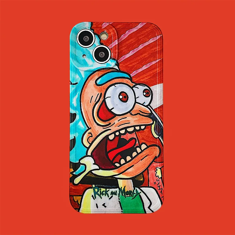 

Graffiti Spoof Cartoon Phone Case Cover for IPhone 7 8 Plus 11 12 13 Pro X XR XS Max Shockproof Case for IPhone 13 Cases