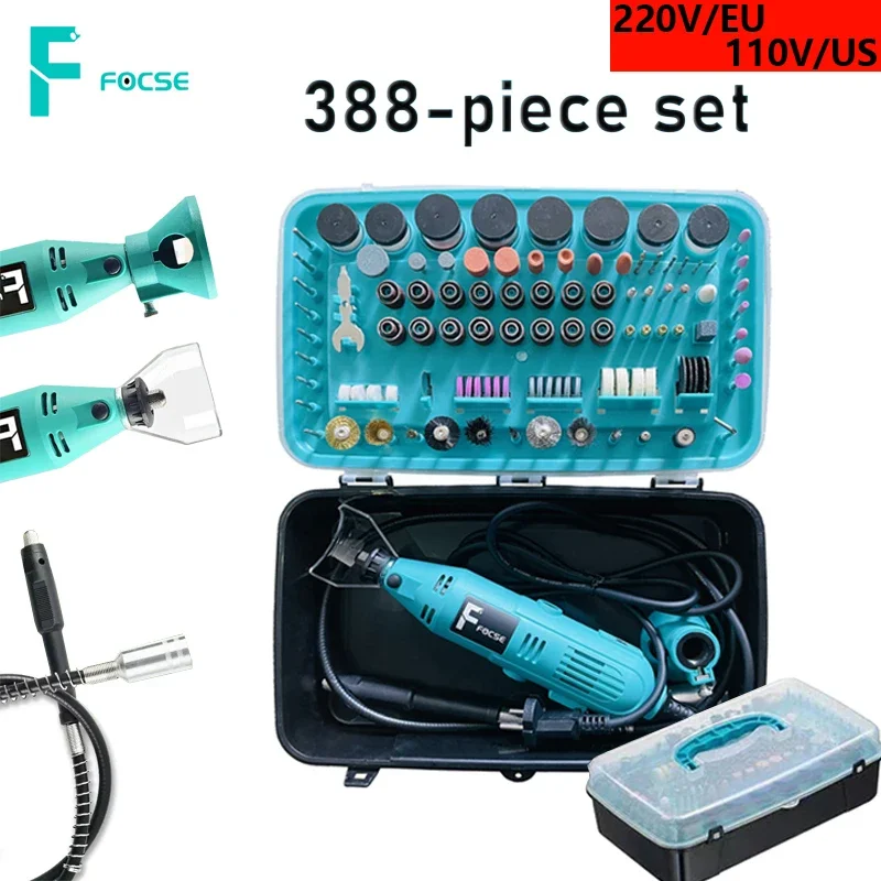 Мини-дрель FOCSE электрическая дрель инструмент для дома сделай сам с 6 переменными