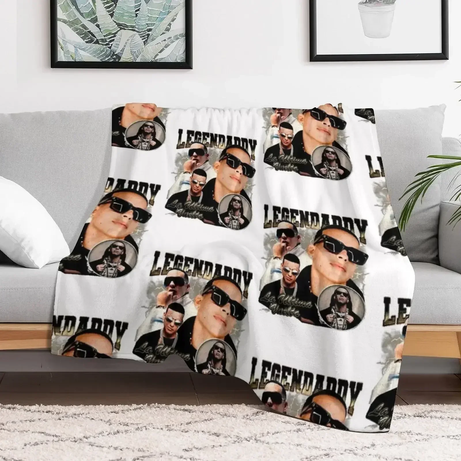 Одеяло в стиле ретро Daddy Yankee роскошные пушистые зимние одеяла