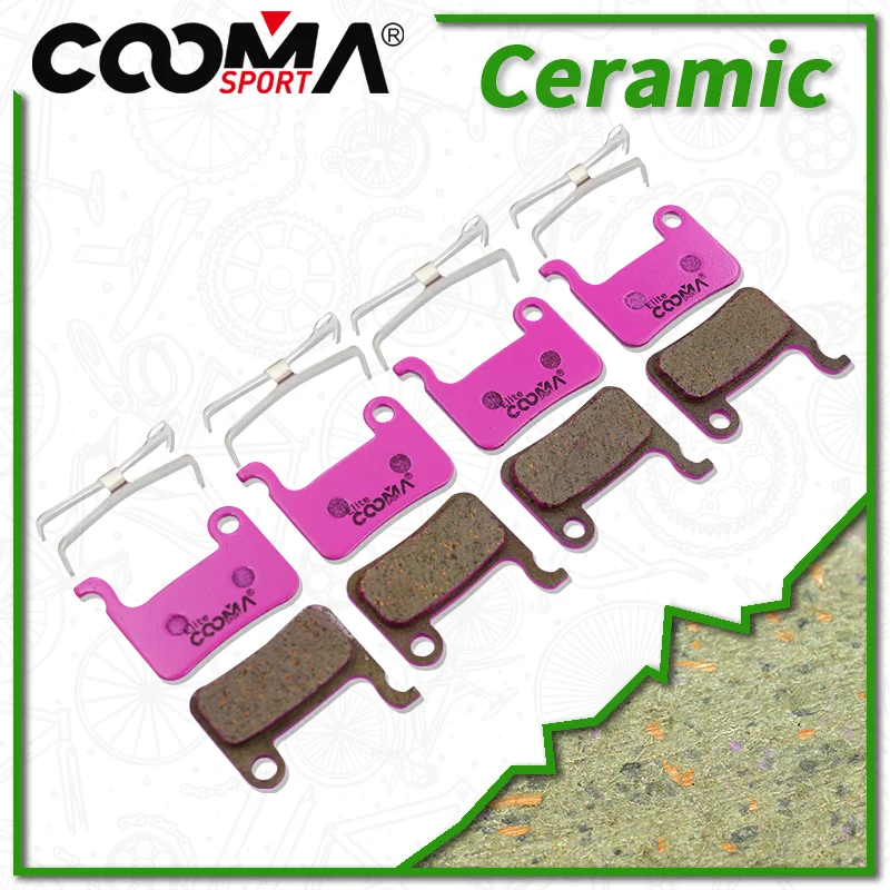 4 пары керамических дисковых тормозных колодок для SHIMANO M775, M765, M665, M601, M596, M595, M585, M545, M535, R505, S501, S500, T665, T605