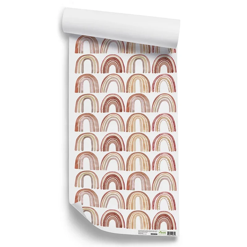 Радужные настенные наклейки в стиле бохо для детской комнаты гостиной декор