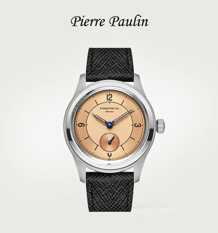 Часы мужские механические в стиле ретро Классические двухцветные наручные 38 мм с