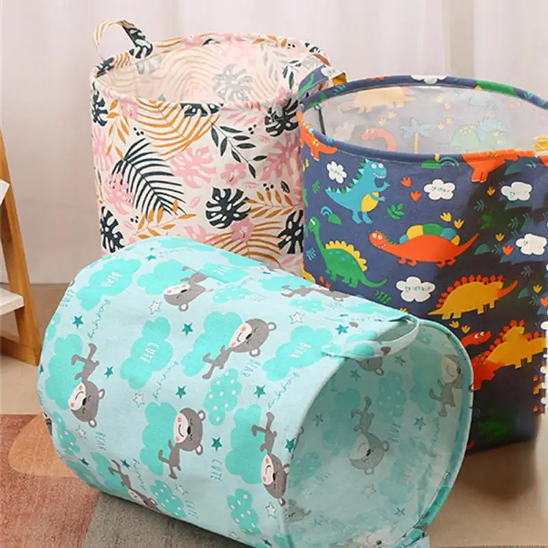 

Clothing Storage Dirty Clothes Basket Toys Organize Bin Foldable Quilt Storage Bag Eco Friendly Fabric Laundry Hamper