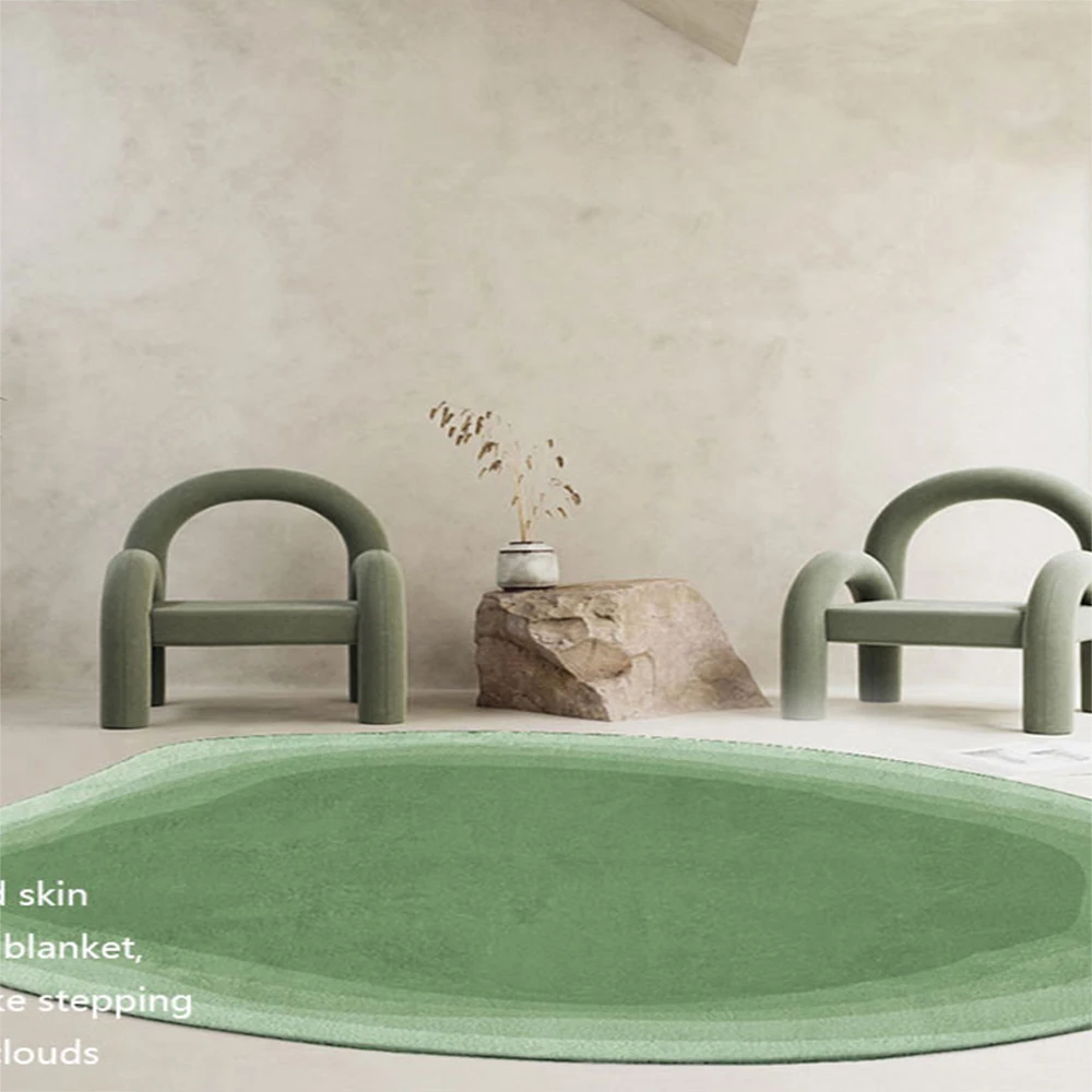 

Зеленые кашемировые ковры в скандинавском стиле, украшение для гостиной, домашний нескользящий ковер, мягкий ковер для гостиной, необычная фотография