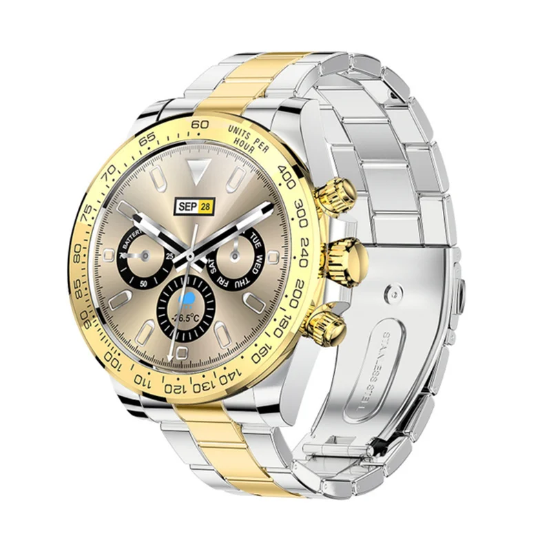

AW13 Smart Watch Men Business Wristband 1.28 Inch Screen Waterproof Stainless Steel Smartwatch Heart Rate DIY Dials Berserk