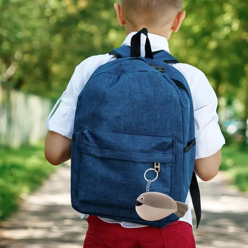 Симпатичный брелок с рыбками плюшевый для ключей мягкий в виде морской звезды