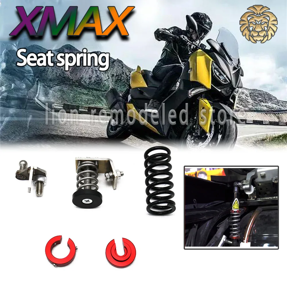 

For YAMAHA XMAX 300 X-MAX XMAX300 2017 2018 2019 2020 2021 2022 Automatic opening spring of cushion Motorcycle accessories