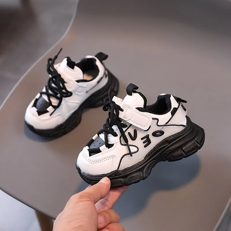 

COZULMA Spring Baby Children Girls Breathable Caual Shoes Fashion Sneakers Kids Girls Hook & Loop Sports Shoes Size 21-36