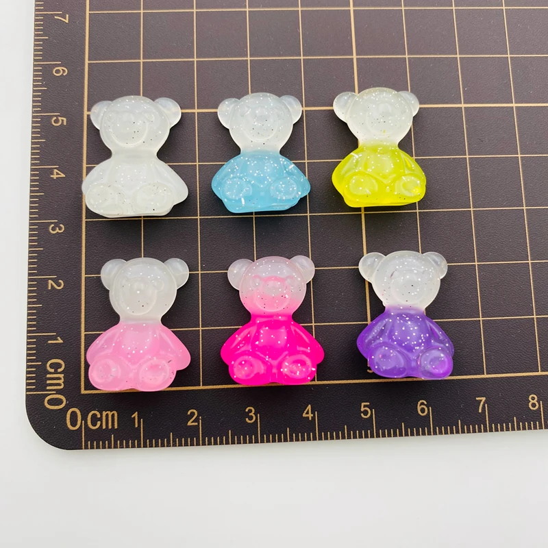 10 шт. полимер Лидер продаж красочный Новый Медведь для рукоделия аксессуары