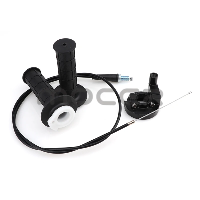 

1 комплект 22 мм рукоятка мотоцикла с зажимом дроссельной заслонки твист кабель дроссельной заслонки ускорение для ATV Quad Pit Dirt Bike Motocross