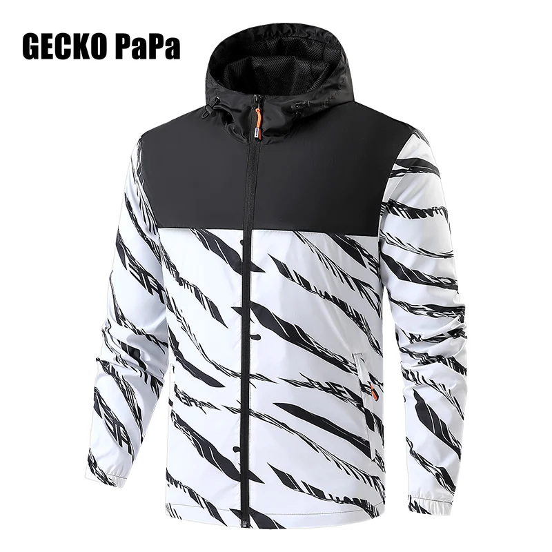 

Мужская спортивная куртка на весну и осень, Повседневная Толстовка, куртка для фитнеса, дышащая быстросохнущая уличная Мужская и женская мо...