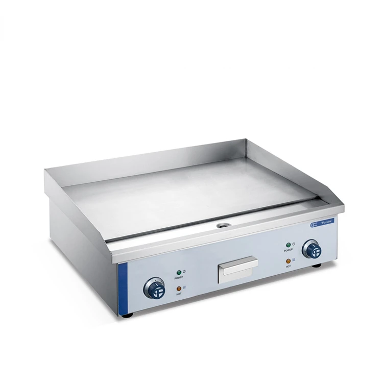 

Commercial Counter Top Electric Griddle Equipment for Fast Food Restaurant /Snack Kiosk 735mm Wide