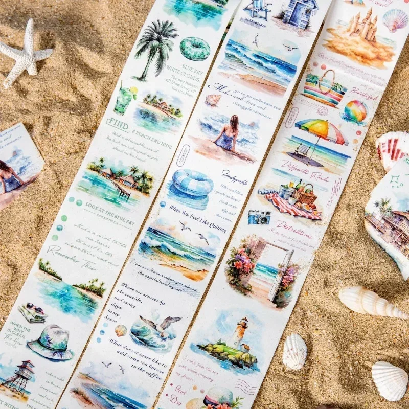 1 рулон 2 м лента морской бриз дует сквозные уши материал клейкие пляжные