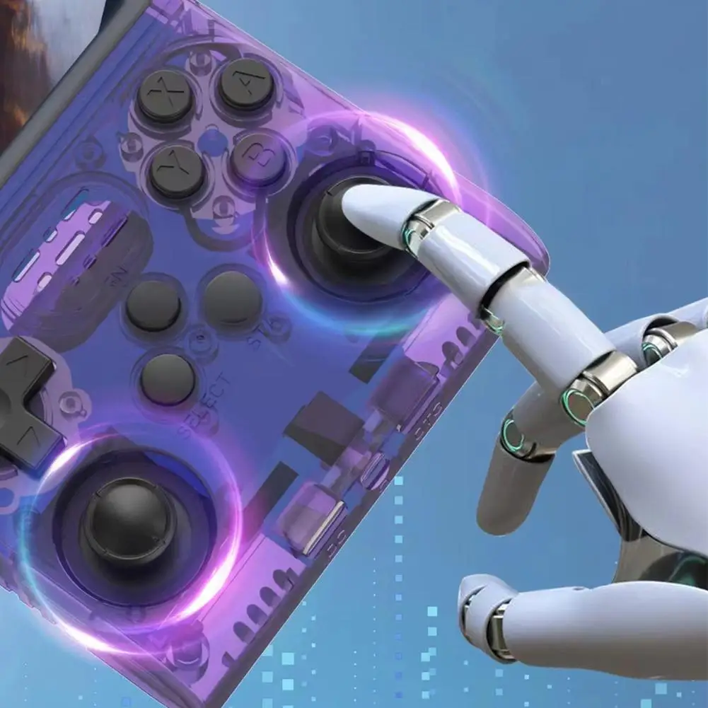 Портативная игровая консоль R40S Pro в стиле ретро HD-игры 3 5 дюйма IPS экран двойная