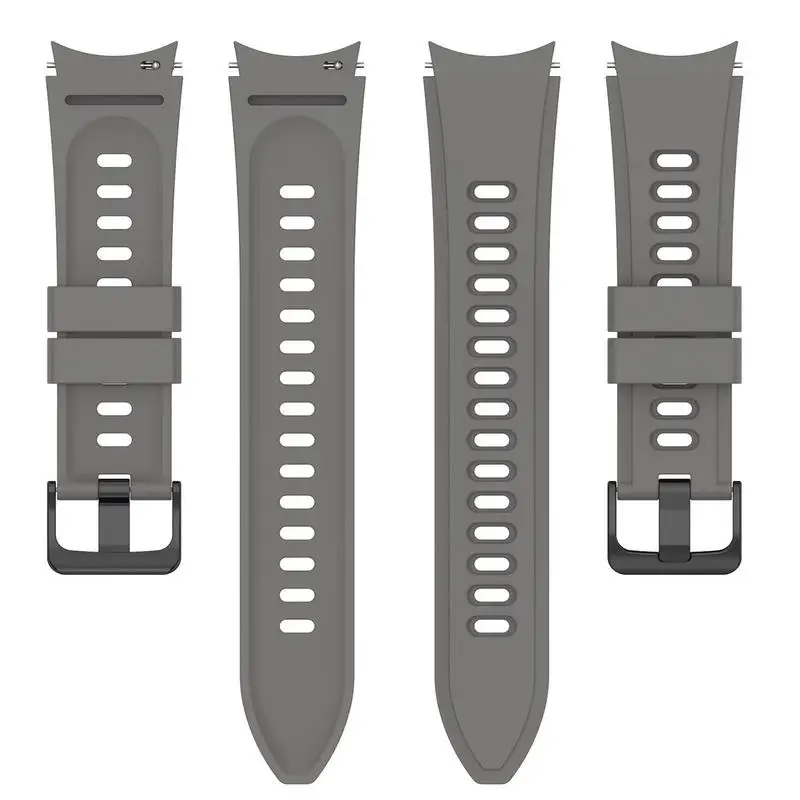 

20mm Silicone Band For For Watch5 Watch5 Pro Silicone Band Buckle For Watch4 40mm/44mm Watch 4 42 46mm Wrist Strap