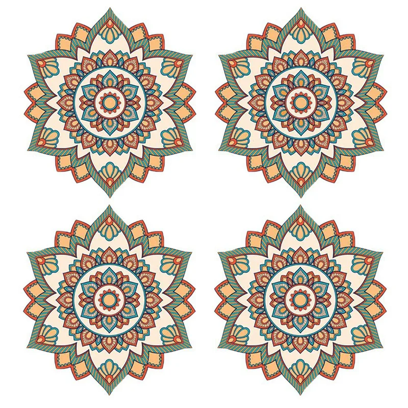 

Богемная Настенная Наклейка Мандала планшетофон для спальни йоги студии медитации комнаты домашнего декора