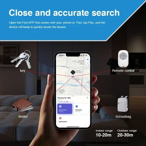 Автомобильный GPS трекер для приложения-le Find My Mini Blue-tooth