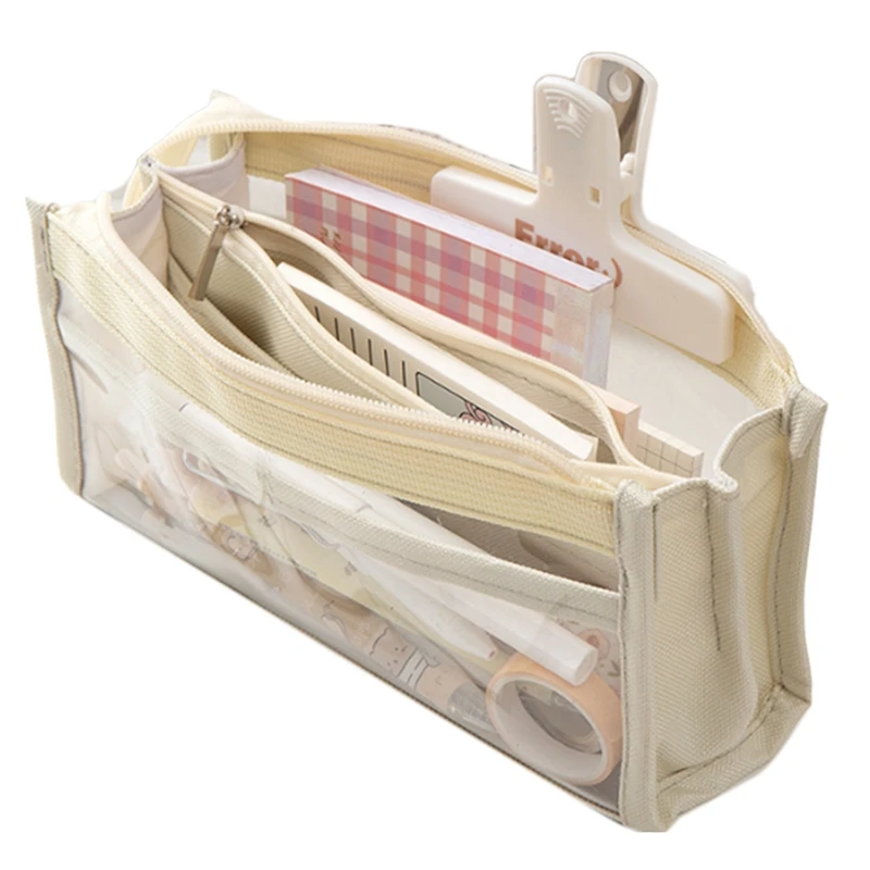 

Transparent Pencil Case Stationery Pencil Case High-Value Simple Japanese Stationery Bag
