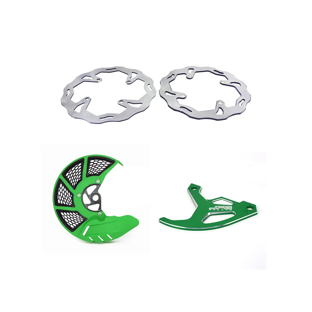 

Для KAWASAKI KX 250 250F 450F KLX 450R KX250 KX250F KX450F KLX450R аксессуары для мотоциклов тормозной диск Золотая защита передний задний диск