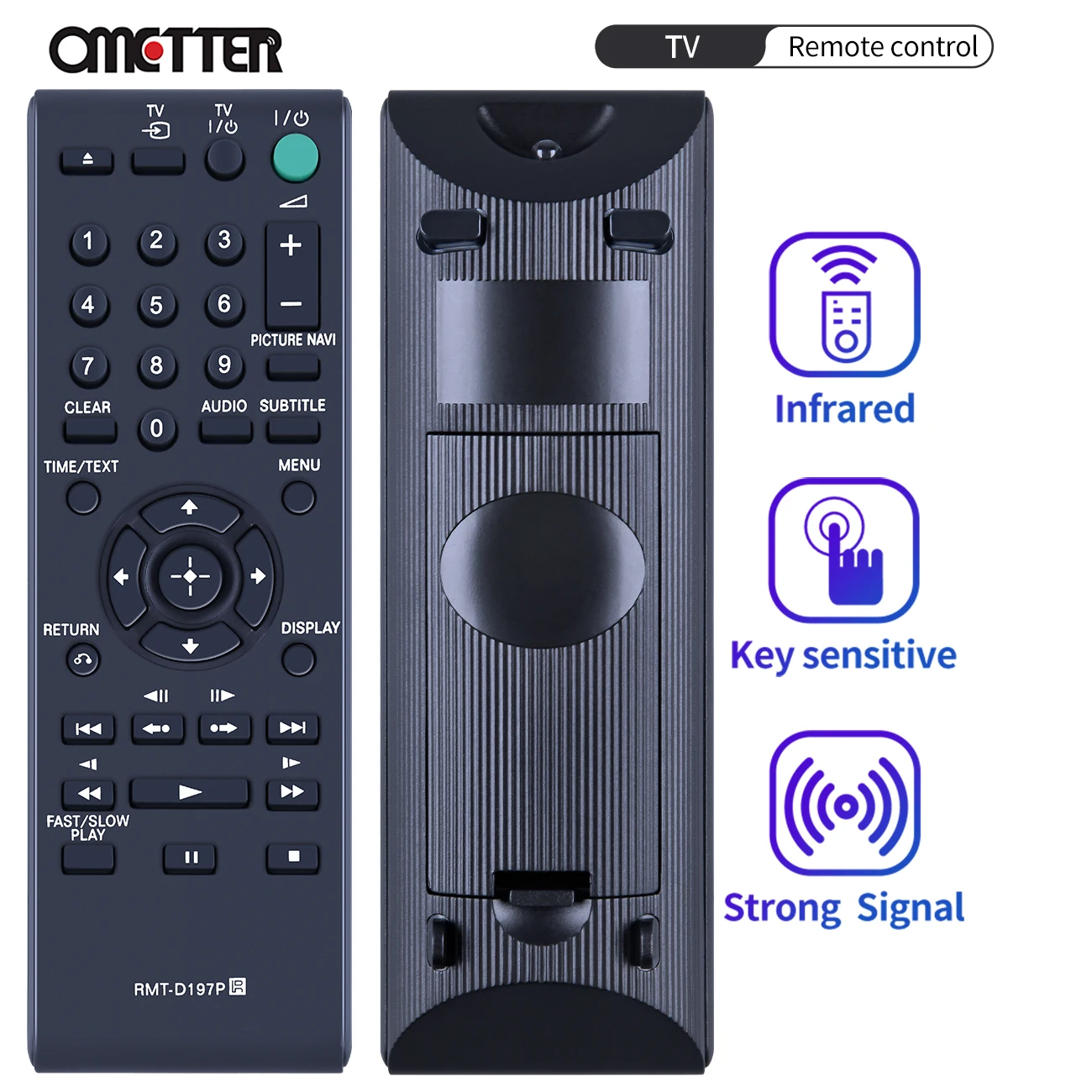 New RMT-D197P RMTD197P for Sony CD DVD Player Remote Control DVP-SR510H DVP-SR110 DVPSR510H DVPSR110