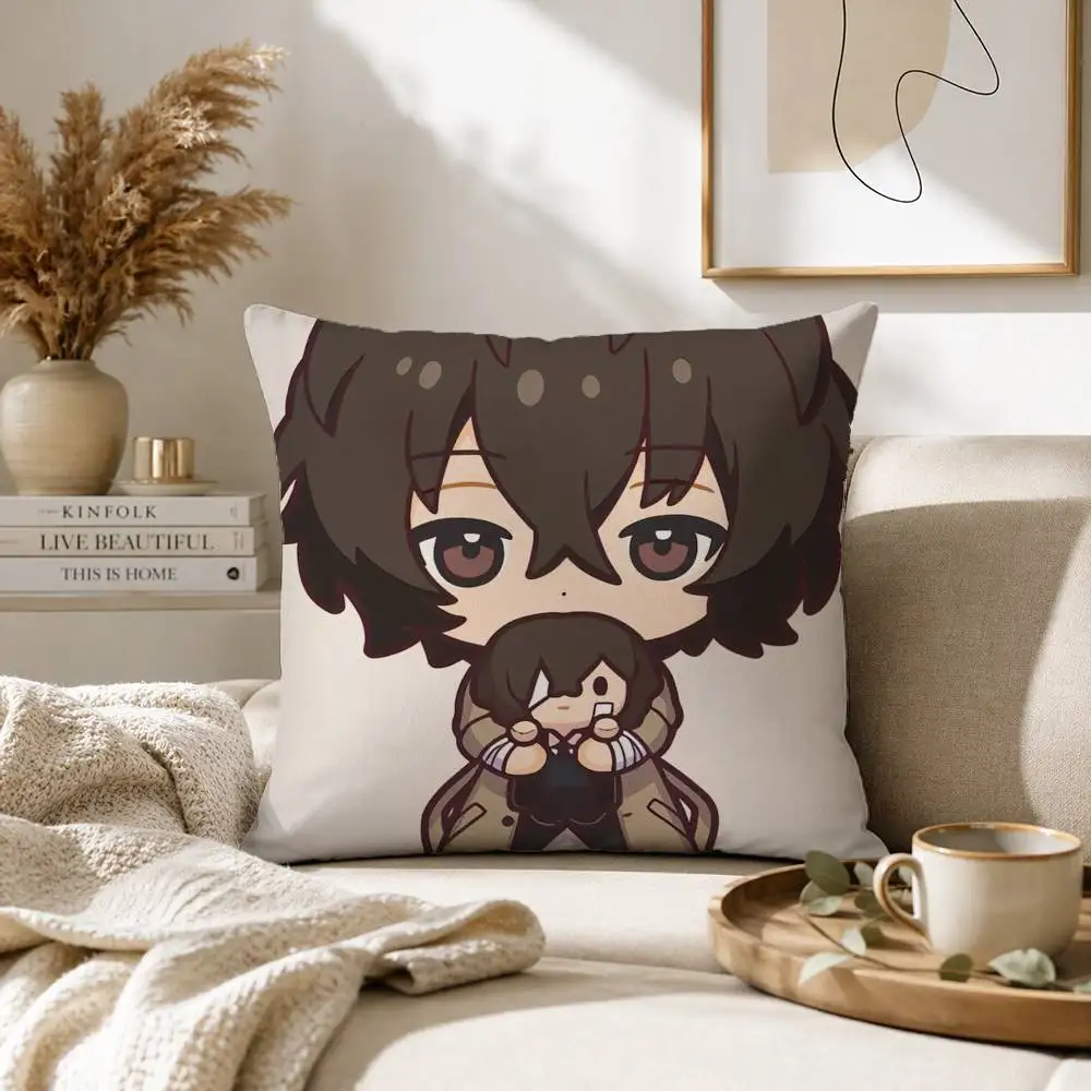 Наволочка Bungo Stray Dogs dazai osamu для дивана, гостиной, домашнего офиса, декоративный защитный чехол (art.: 3920dc57cf707) - 3920dc57cf707