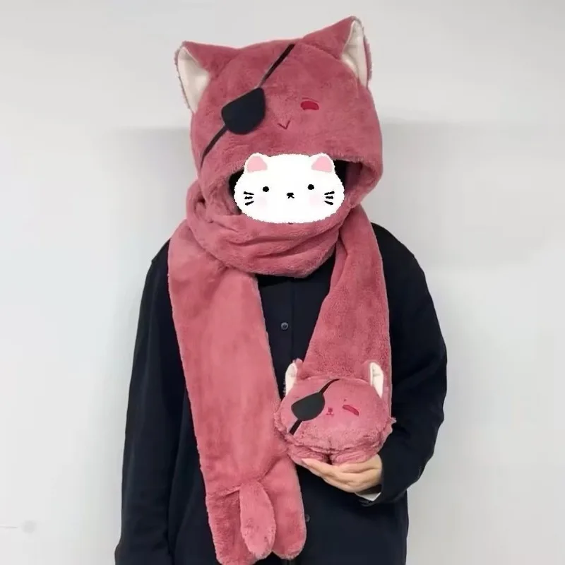 Аниме игра WIND BREAKER косплей Hayato Suo шарф шляпа зимнее тепло плюшевый очаровательный