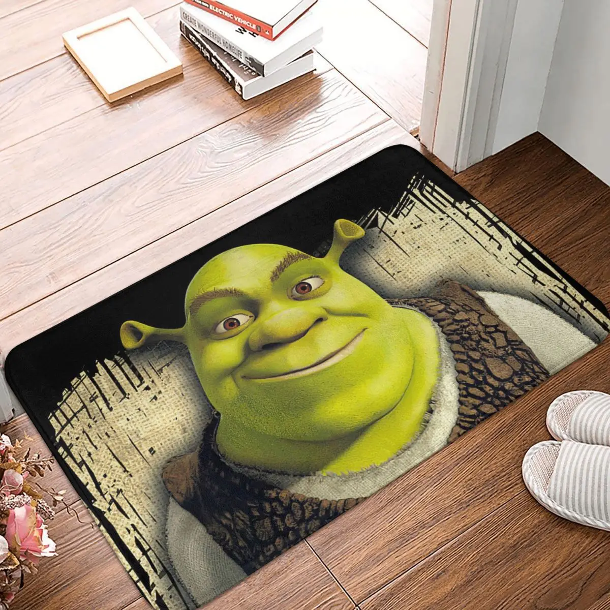 

Shrek Doormat Rug carpet Mat Footpad Bath mat Non-slip toilet Balcony Parlor durable Washable