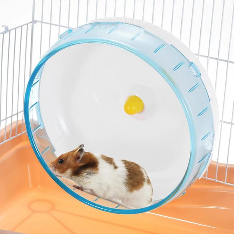 

Hamster Running Disc Toy Silent Rotatory Jogging Wheel Pet Sports Wheel Toys 2 Colors New