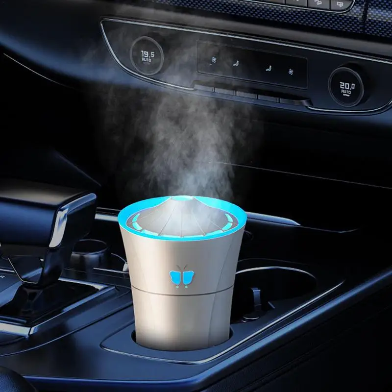 

Mini Air Humidifier Air Humidifier Ultrasonic Aroma Essential Oil Diffuser Desk Humidifiers Mini Diffuser Cordless With Light