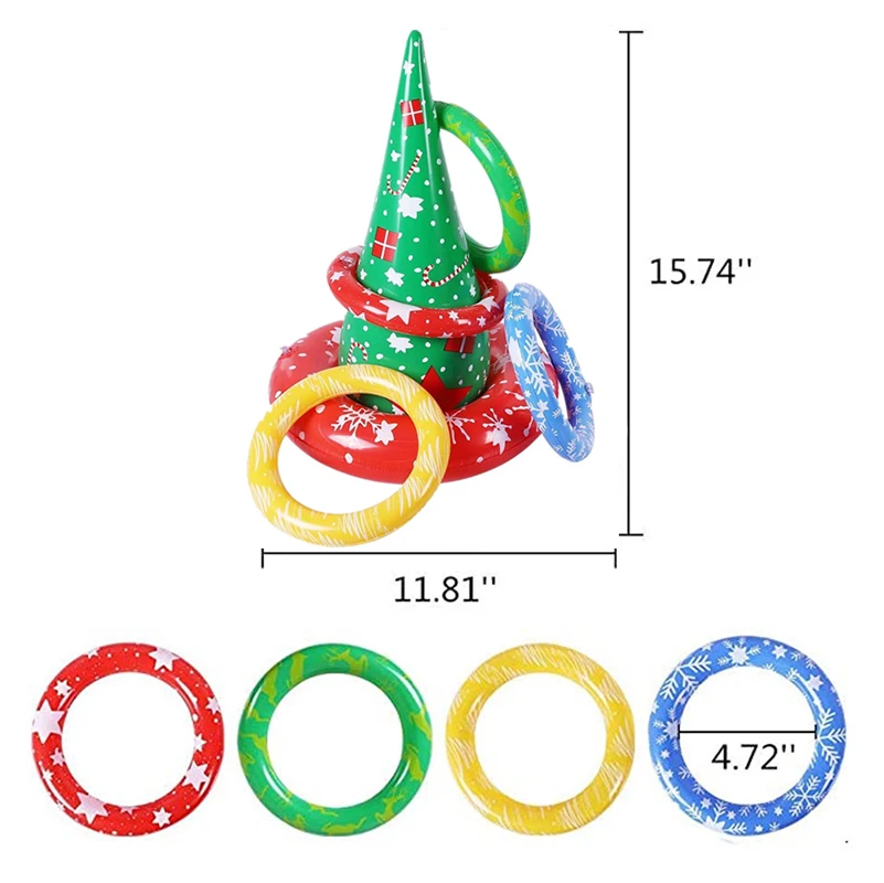 

Надувной олень с рогами для игры