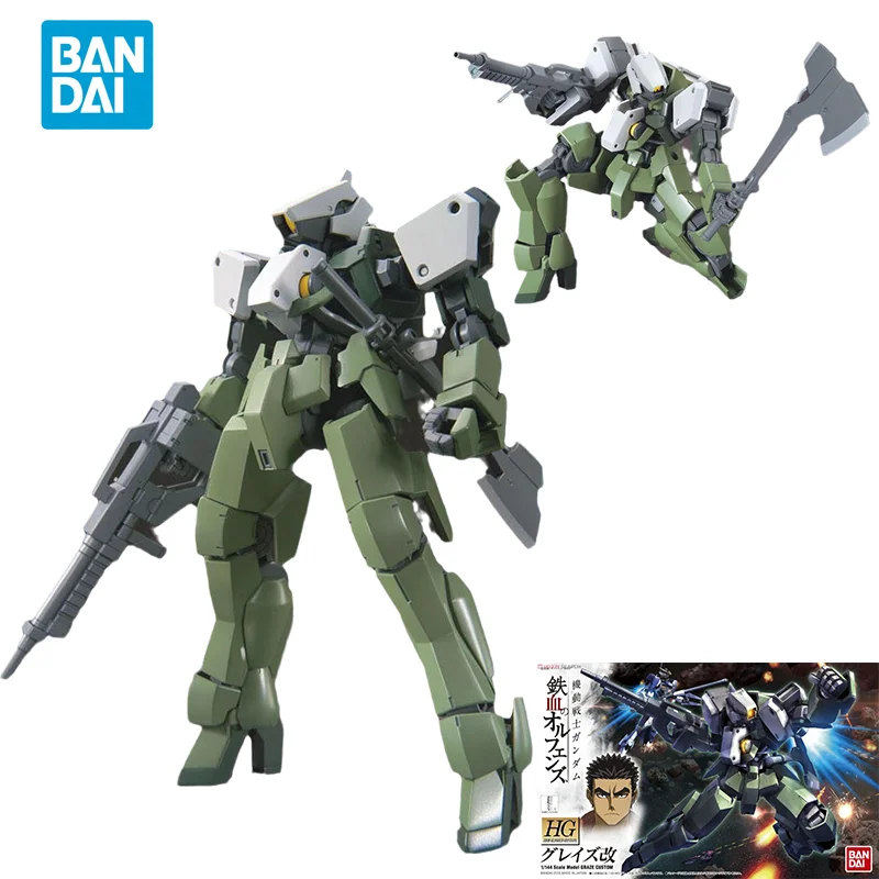 Прямая доставка Bandai оригинальная аниме-коллекционная модель GUNDAM HG IBO GRAZE CUSTOM