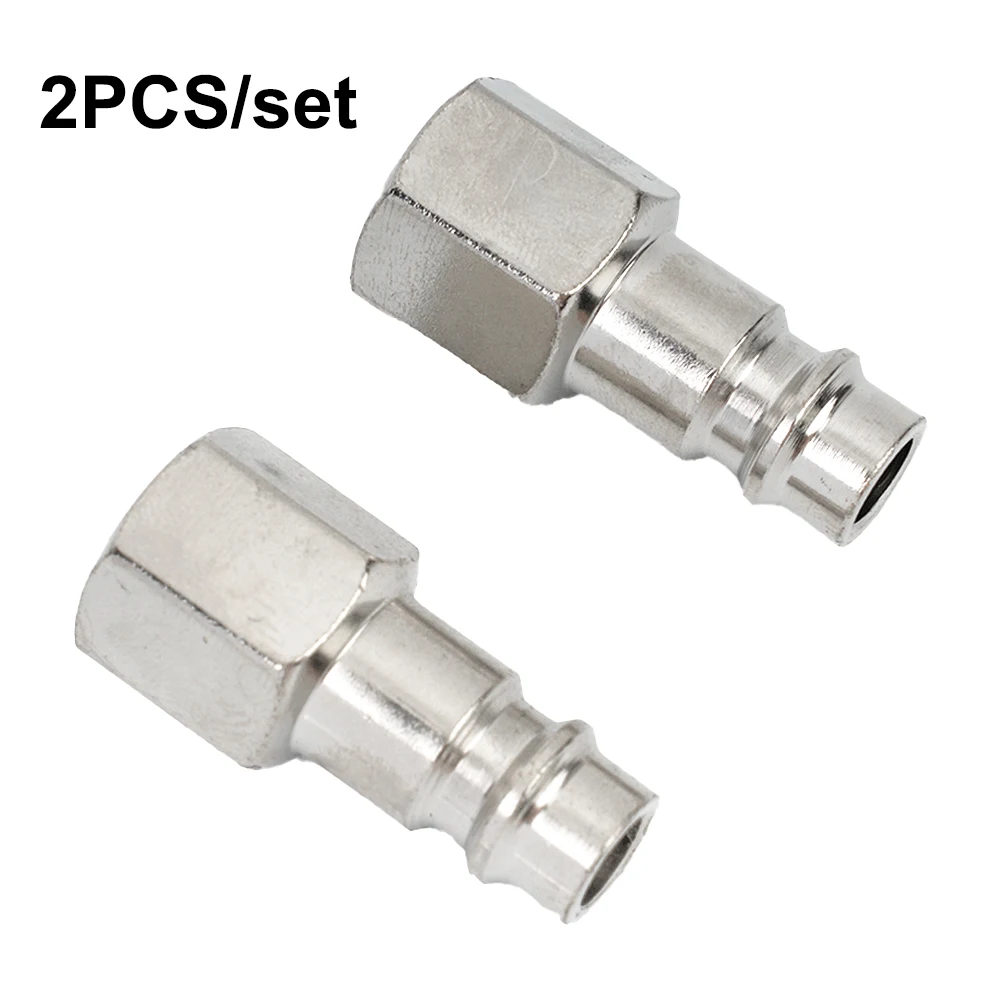 

Euro Compressor Air Line Coupler Connector Fitting 1/4 BSP Quick Connect Release Quick And Easy Install High Strength/hardness