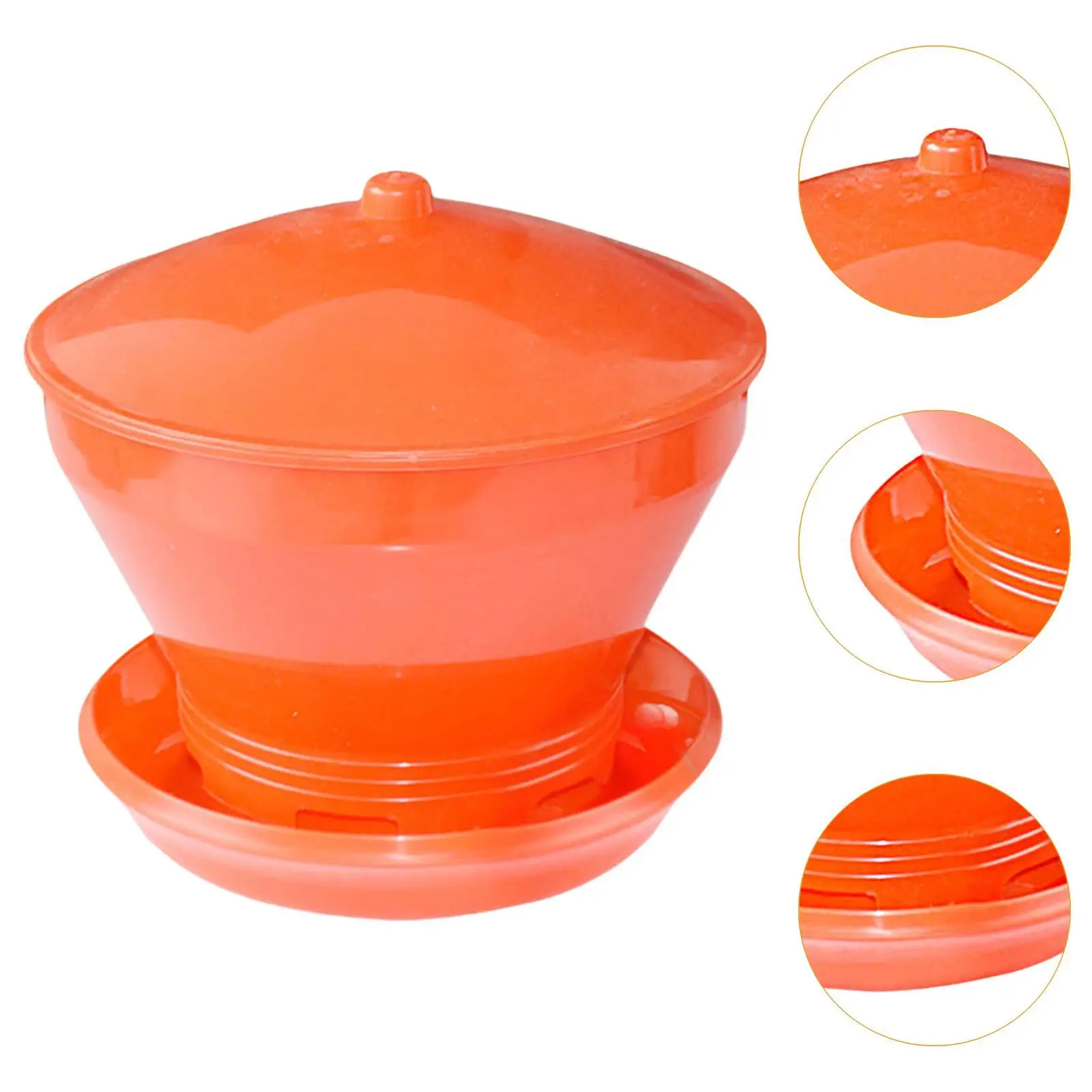 Автоматическая кормушка для цыплят гусиная большой емкости зеркальный