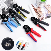 tubular terminal crimping tool mini electricians pliers hand tools hsc8 6 4 0 06 10mm2 28 7awg high precision pliers set