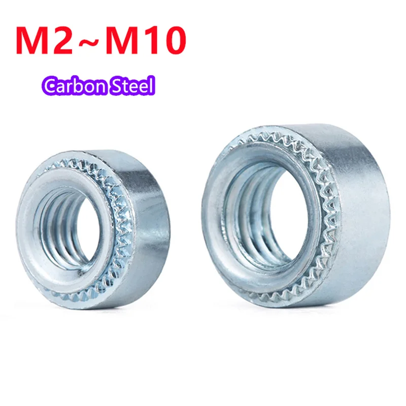 

Самозаклеивающиеся гайки, ручка M2, 5 M3, M4, M5, M6, M8, M10, Накидная гайка из углеродистой стали, заклепочная гайка, Зажимная гайка, зажимные гайки