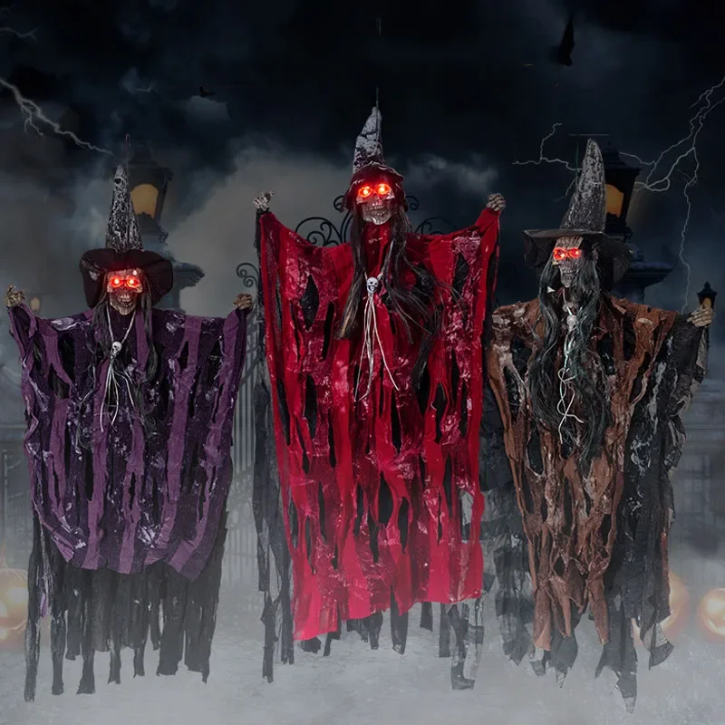 1-4 Шт. Украшения Для Хэллоуина Электрический Скелет