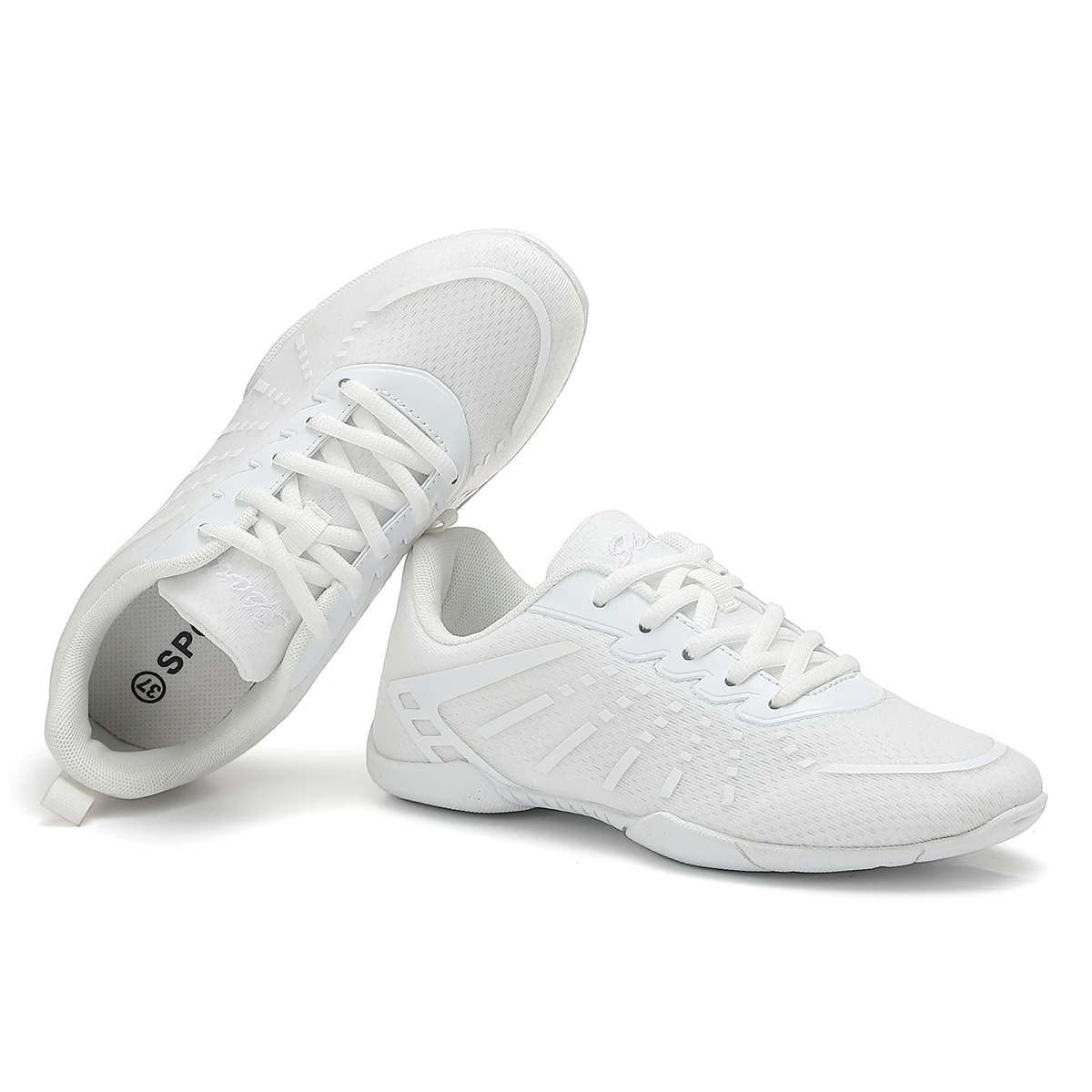 Marwoo 2411 белые кроссовки для танцев девочек черлидинга спортивные тренировочные