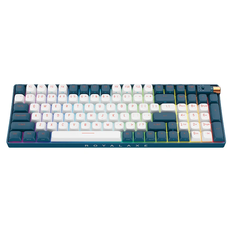 

Hot Swap Mechanical Keyboard RGB Backlight 98 Keys PBT Keycaps Keyboard Computer Gaming Office USB Keyboards