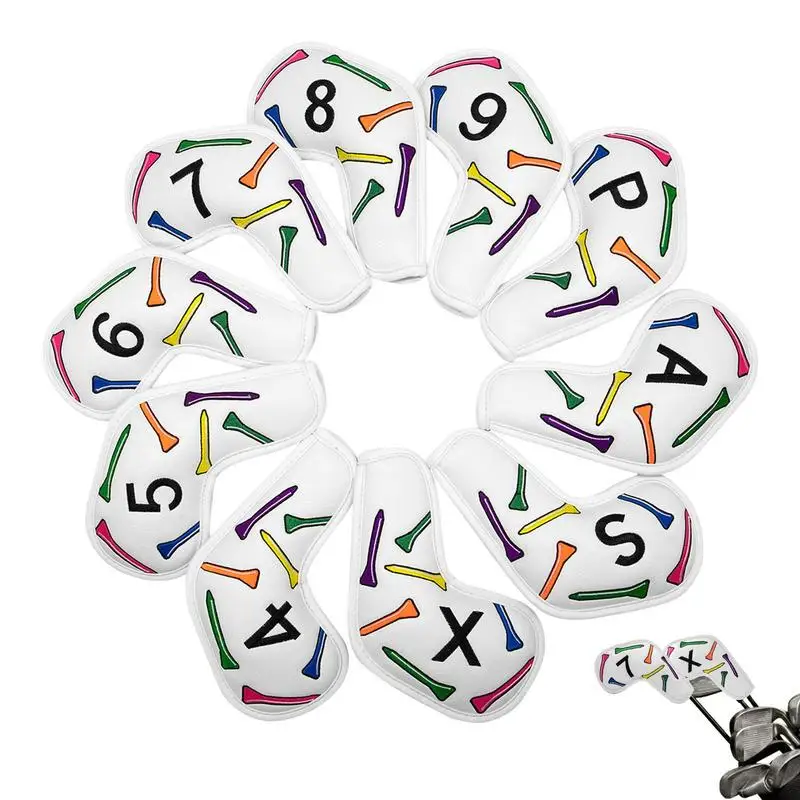 

10 шт., колпачки на голову для гольфа