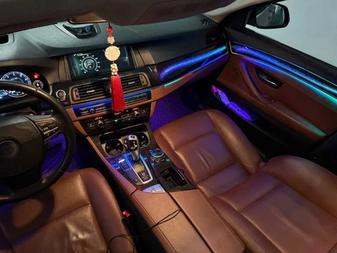 Окружающий свет для BMW 5 серии F10 F11 F18 2011-2017, светодиодный окружающий свет RGB, симфонический окружающий свет, светодиодный цветной неоновый свет