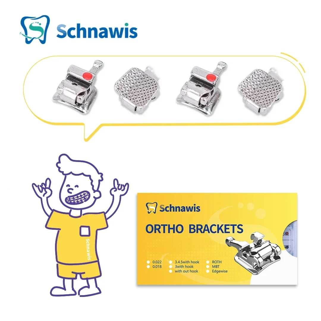 20 шт./компл. стоматологические ортодонтические активные самоблитящиеся брекеты
