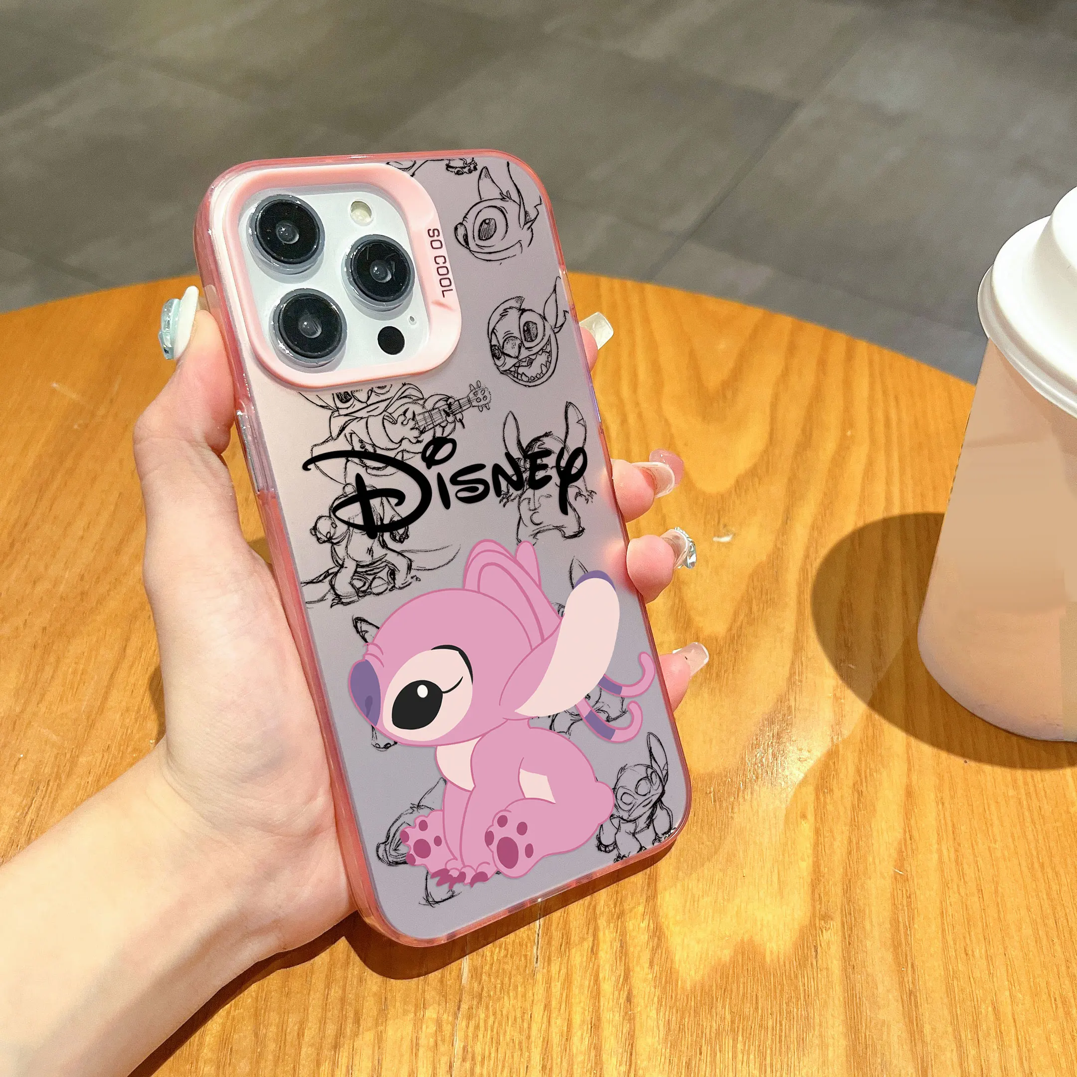 Популярный противоударный чехол с мультяшным стичем для OPPO A5 A16 A18 A31 A38 A53 A55 A57 A58 A74