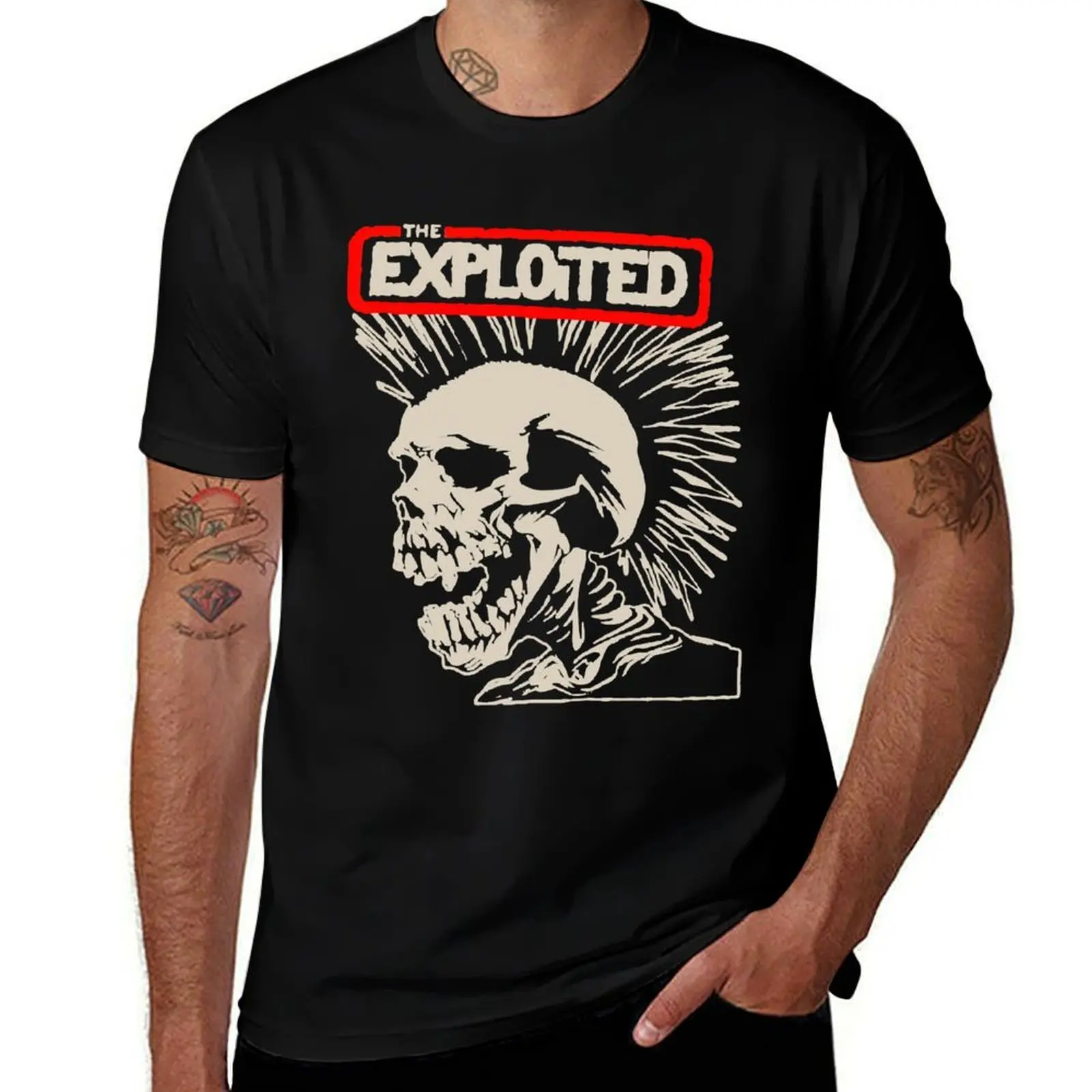 Фото Футболка The Exploited Basic Tee Shirt для повседневного образа. №1