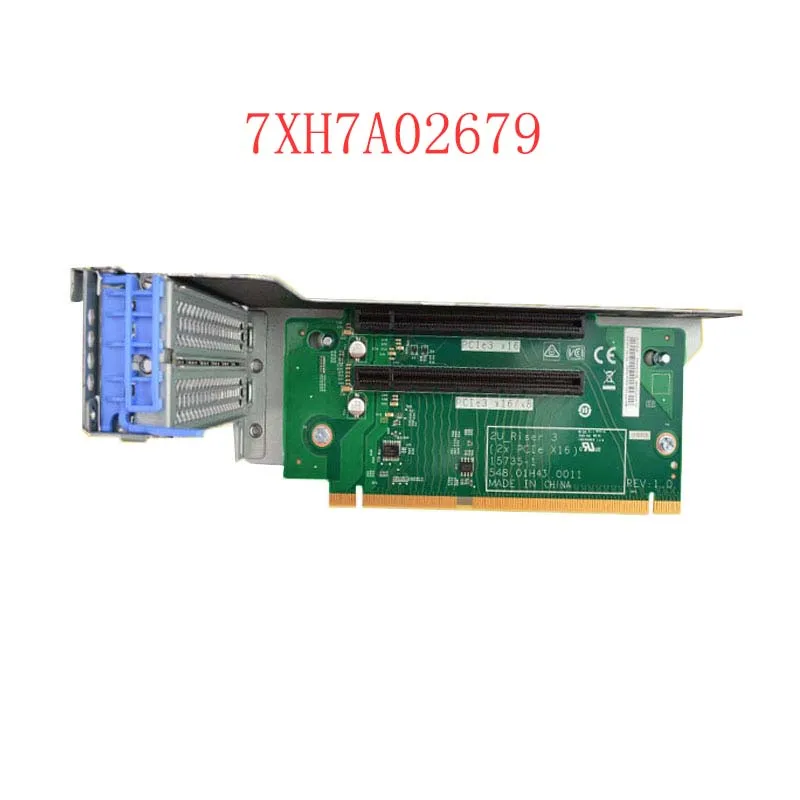 

7XH7A02679 PCI-E Expansion Card for Lenovo ThinkSystem SR550/SR590/SR650 (x16/x8)/(x16/x16) PCIe FH Riser 2 Kit