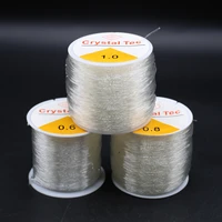 100m thread woven wire white rope beading stretch cords elastic for jewelry line diy necklaces bracelets making jewelry findings
