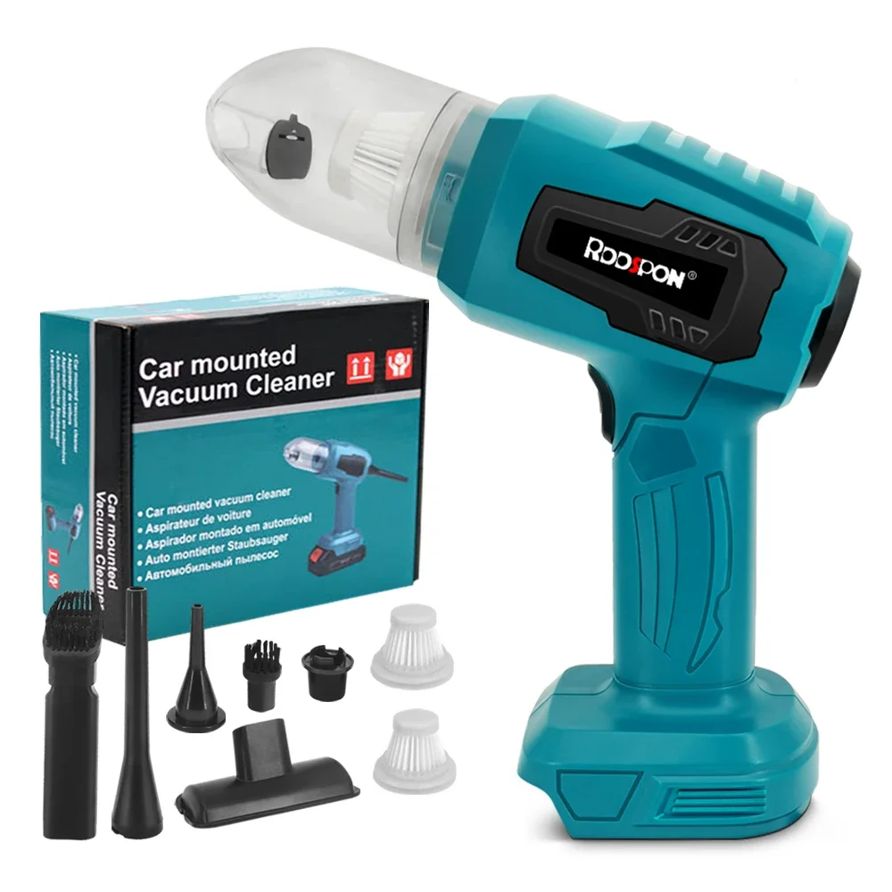 

Беспроводной автомобильный пылесос, ручной пылесос, электрический воздуходувка для пола, ковра, чистка волос для Makita, аккумуляторные инструменты 18 В