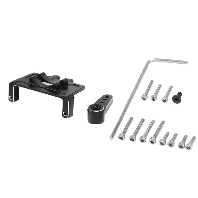 

Metal Servo Mount Bracket And Servo Arm Fit EMAX ES08MA II Servo For 1/24 RC Crawler Car Axial SCX24 Upgrade Parts